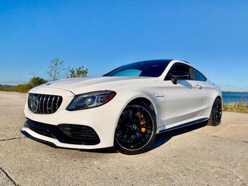 White 2020 Mercedes-Benz AMG C 63 S