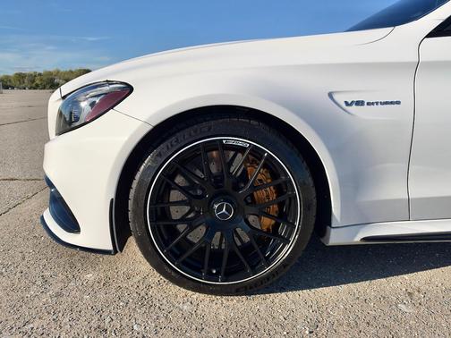 White 2020 Mercedes-Benz AMG C 63 S