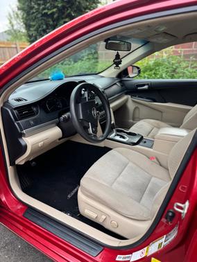 Red 2014 Toyota Camry LE