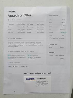 2019 Lexus RX 350 Base