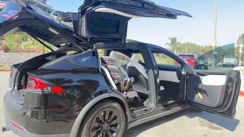 Black 2021 Tesla Model X Long Range