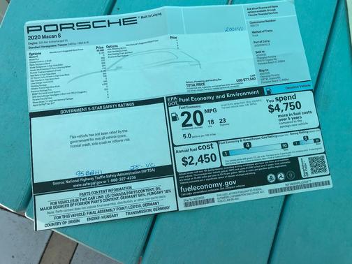 2020 Porsche Macan Macan S