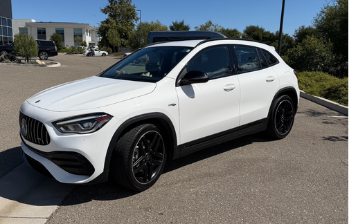 White 2022 Mercedes-Benz AMG GLA 35 4MATIC