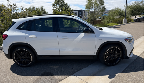 White 2022 Mercedes-Benz AMG GLA 35 4MATIC