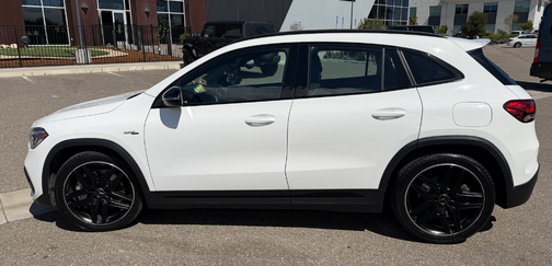 White 2022 Mercedes-Benz AMG GLA 35 4MATIC