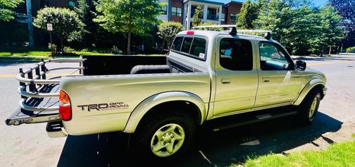 Silver 2003 Toyota Tacoma PreRunner Double Cab