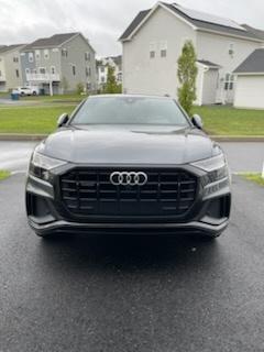 Gray 2020 Audi Q8 55 Premium Plus