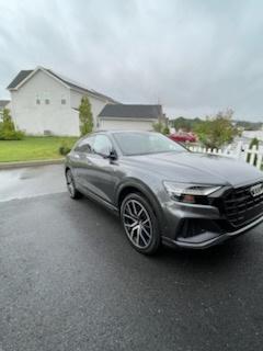 Gray 2020 Audi Q8 55 Premium Plus