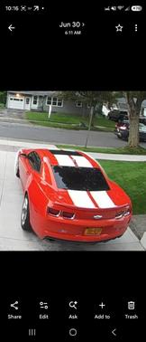 Orange 2010 Chevrolet Camaro 1LT