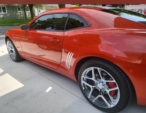 Orange 2010 Chevrolet Camaro 1LT