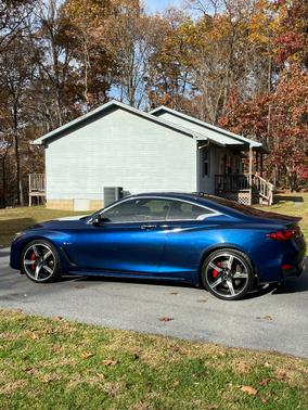 Blue 2019 INFINITI Q60 3.0t Red Sport 400