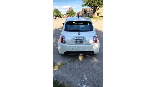 White 2017 FIAT 500e Battery Electric
