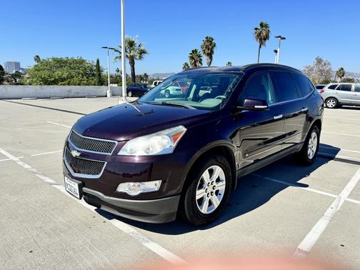 Purple 2010 Chevrolet Traverse LT