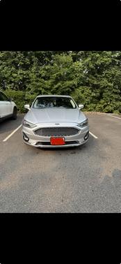 Silver 2019 Ford Fusion Hybrid Titanium