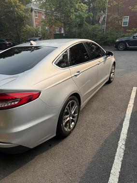 Silver 2019 Ford Fusion Hybrid Titanium