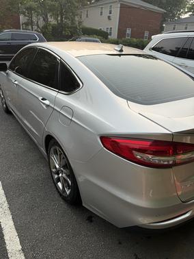 Silver 2019 Ford Fusion Hybrid Titanium