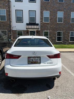 White 2014 Lexus IS 250 Base