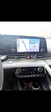 Black 2021 Hyundai ELANTRA SEL