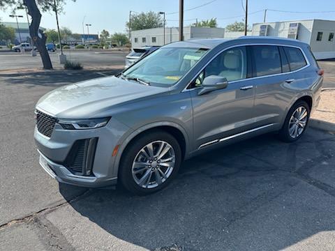 Gray 2024 Cadillac XT6 Premium Luxury FWD