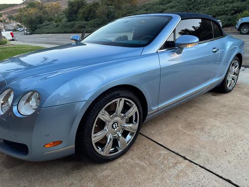 Blue 2007 Bentley Continental GTC Base