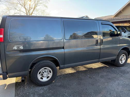 Blue 2019 Chevrolet Express 2500 Work Van