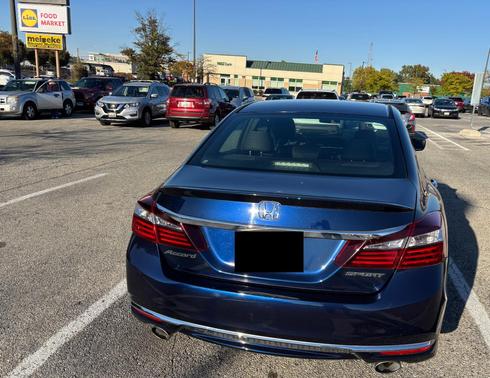 Blue 2016 Honda Accord Sport