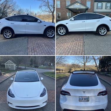 White 2021 Tesla Model Y Long Range