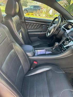 Red 2015 Ford Taurus SHO