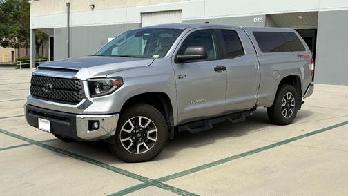 Silver 2021 Toyota Tundra SR5