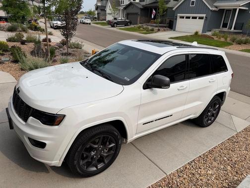 White 2021 Jeep Grand Cherokee 80th Anniversary