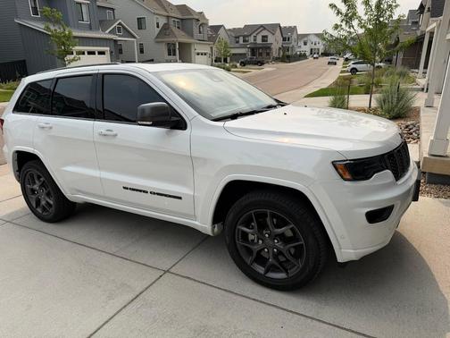 White 2021 Jeep Grand Cherokee 80th Anniversary