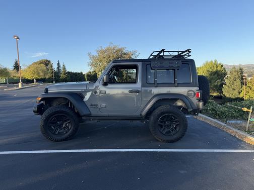 Gray 2021 Jeep Wrangler Sport S