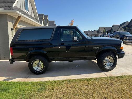 Black 1996 Ford Bronco XLT