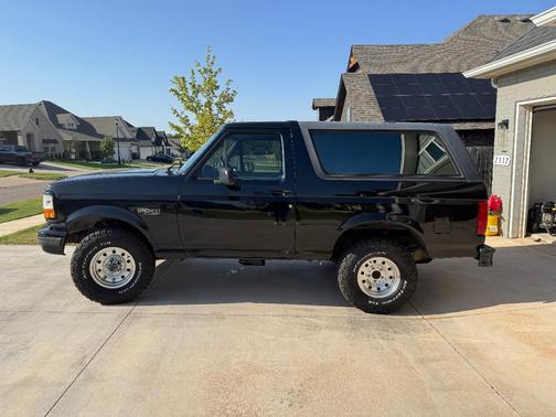 Black 1996 Ford Bronco XLT