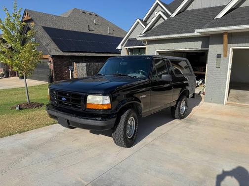 Black 1996 Ford Bronco XLT