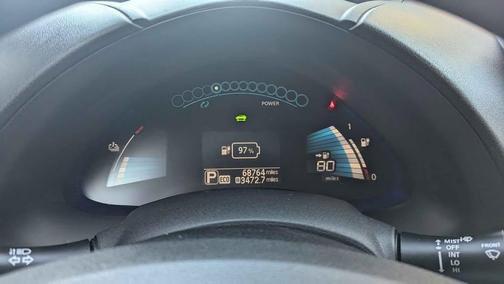 Blue 2017 Nissan Leaf SV