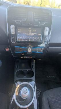 Blue 2017 Nissan Leaf SV