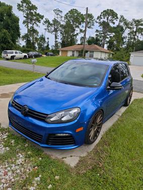 Blue 2013 Volkswagen Golf R 4-Door
