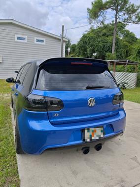 Blue 2013 Volkswagen Golf R 4-Door