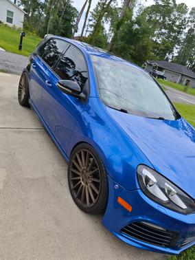 Blue 2013 Volkswagen Golf R 4-Door