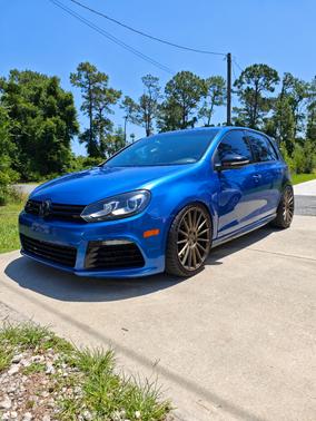 Blue 2013 Volkswagen Golf R 4-Door