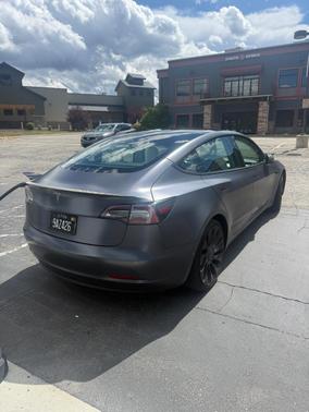 Silver 2022 Tesla Model 3 Performance