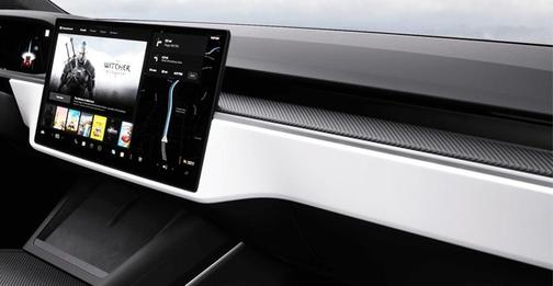 Red 2026 Tesla Model X Plaid