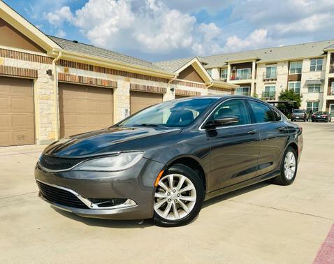Gray 2015 Chrysler 200 C