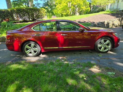 Red 2010 Lexus LS 460 Base