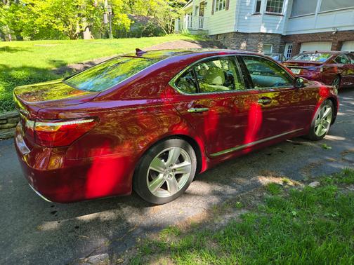 Red 2010 Lexus LS 460 Base
