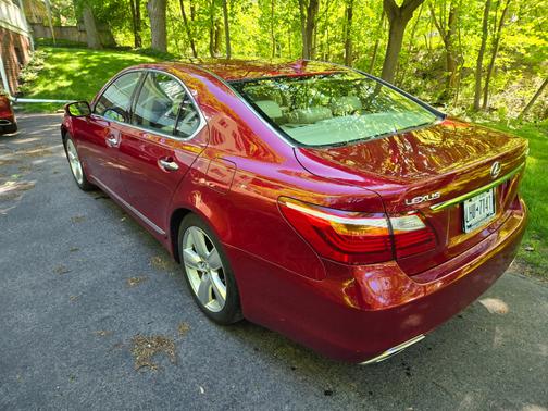 Red 2010 Lexus LS 460 Base