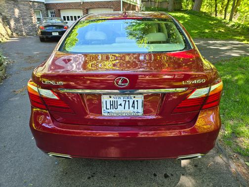 Red 2010 Lexus LS 460 Base