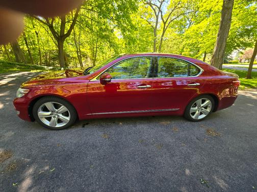 Red 2010 Lexus LS 460 Base