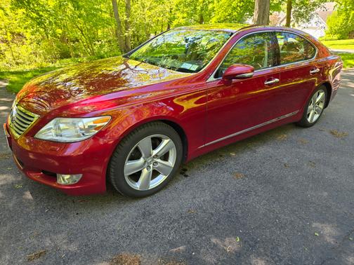 Red 2010 Lexus LS 460 Base